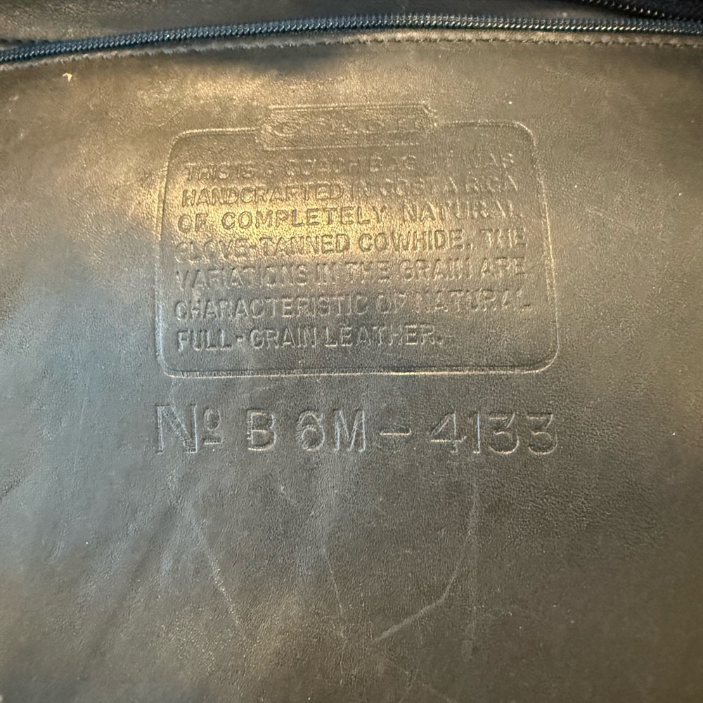 VINTAGE COACH WOMEN’S WAVERLY SMALL PURSE HANDBAG BUCKET TOTE BLUE 4133 - Picture 10 of 10